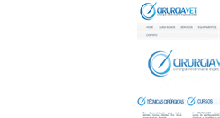 Desktop Screenshot of cirurgiavet.com.br